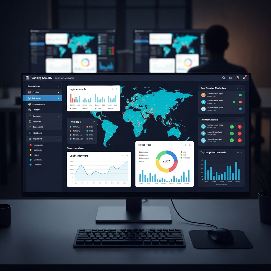 Dashboard di sicurezza bancaria